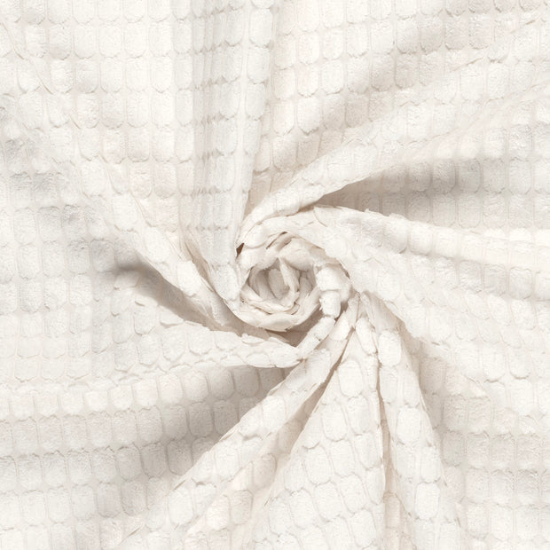 Jacquard tissu Unicolore Blanc cassé