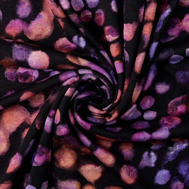 Jersey fabric Aubergine 