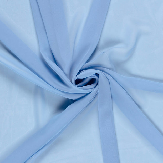 Chiffon fabric Baby Blue 