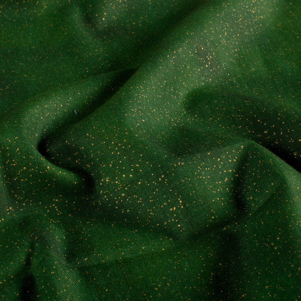 Cretonne fabric Christmas Forest Green