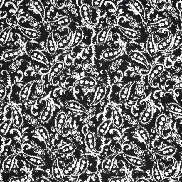 Satin Velvet fabric Black 