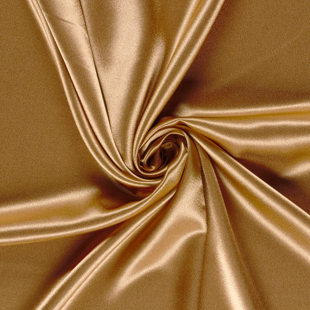Satin Velvet tela Ocre pintado 