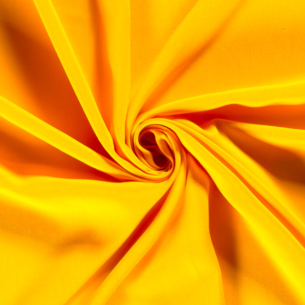 Bambú Poplin tela Unicolor Amarillo