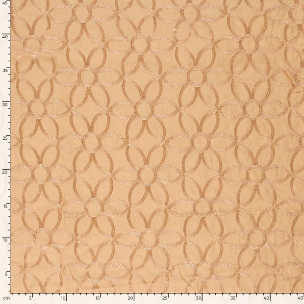  fabric Flowers Beige