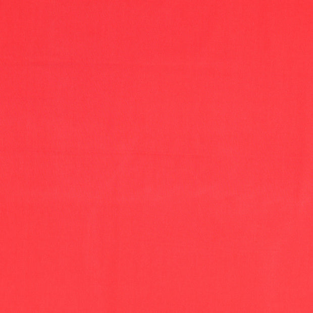 Viscose Poplin fabric Unicolour Red