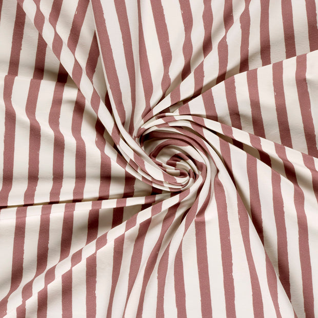 French Terry GOTS organic fabric Lila digital printed 
