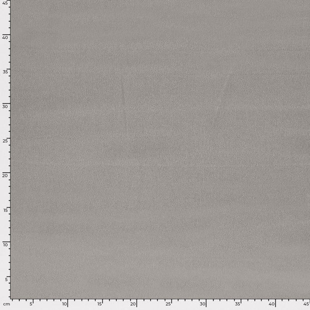 Satin Velvet tela Unicolor Gris claro