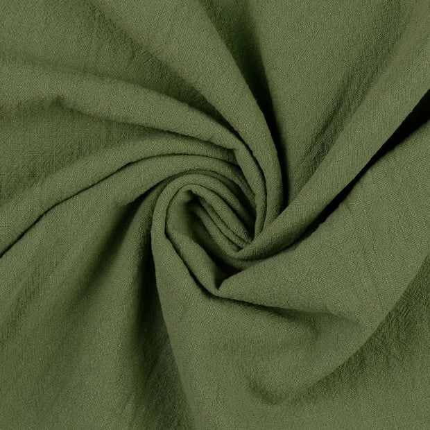 Popeline de Coton tissu Pomme verte 