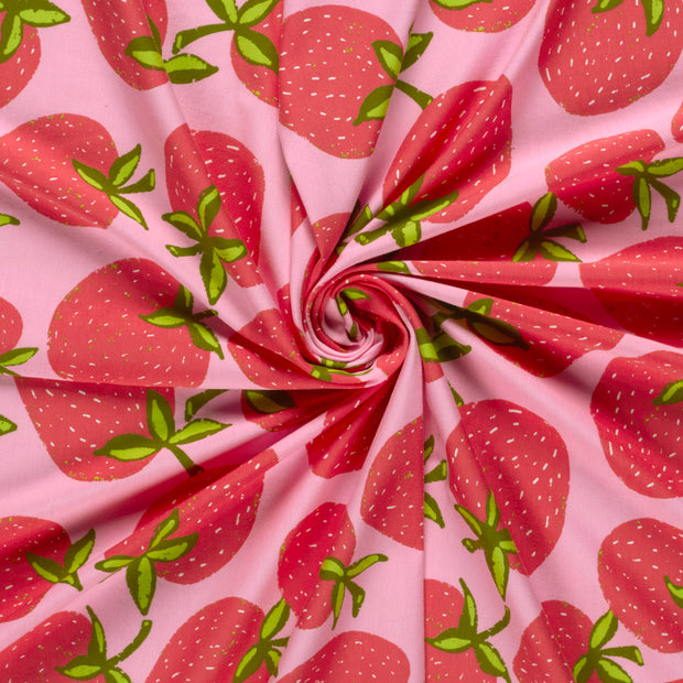 Jerséis tela Rosa estampado 
