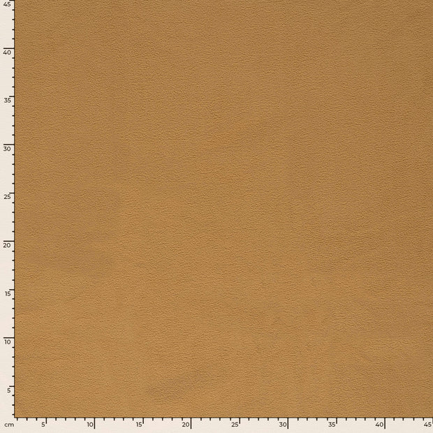 Fleece fabric Unicolour Camel