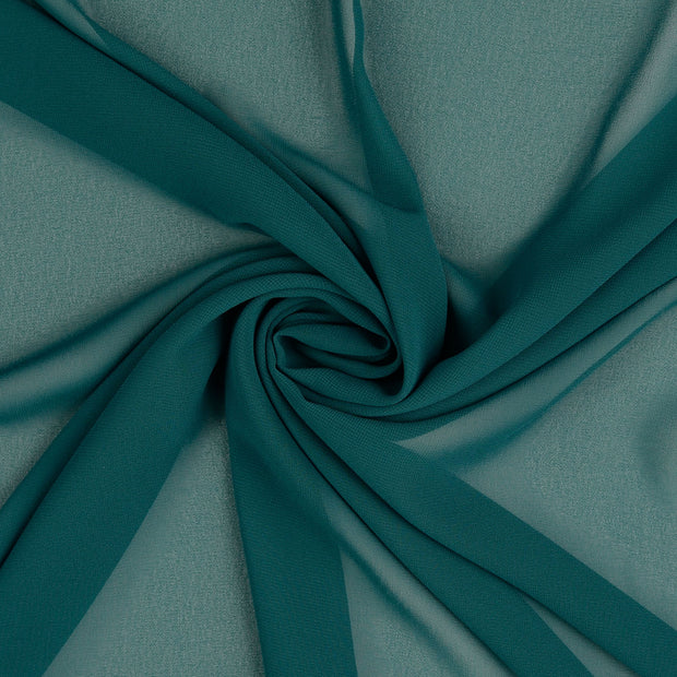 Chiffon stof Bos Groen 