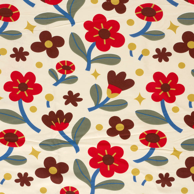 French Terry stof Beige mat 