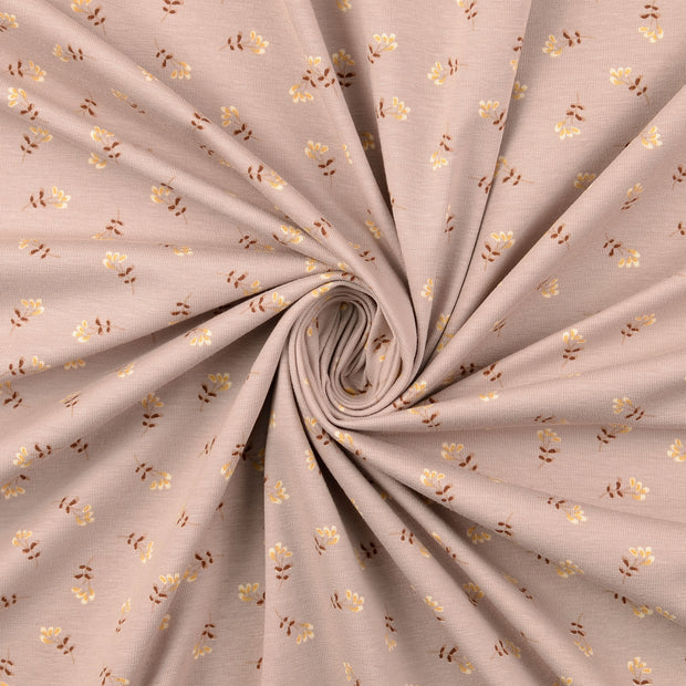 Jersey fabric Brown 