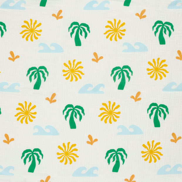 Muslin fabric Off White matte 