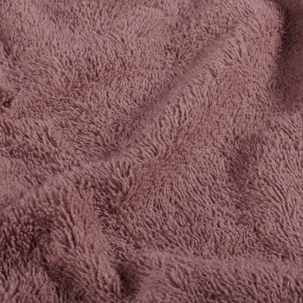 Frotté tissu Unicolore Vieux rose