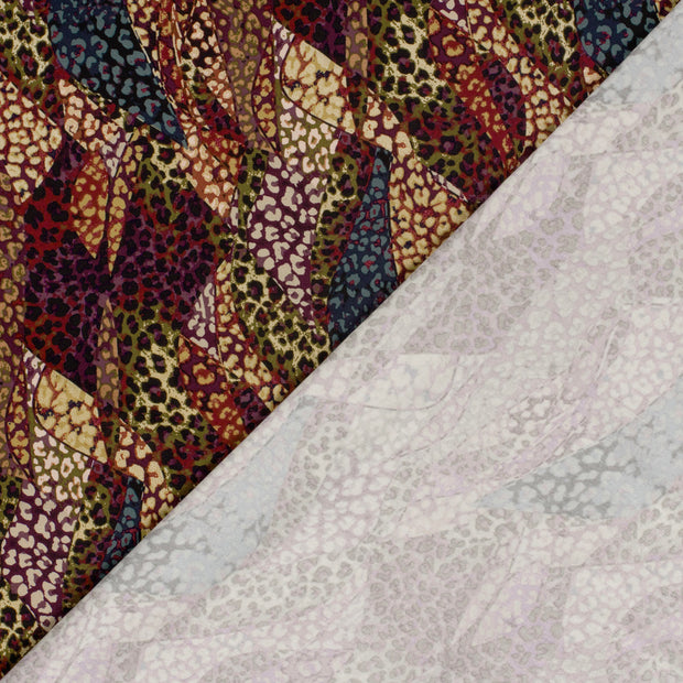 Viscose Vortex Jersey tissu Abstrait imprimé 