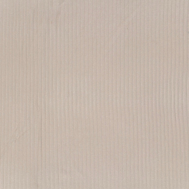 Rib Jersey fabric Beige matte 