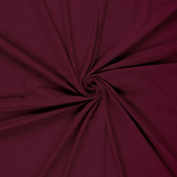 Viscose Jersey fabrik Weinrot 