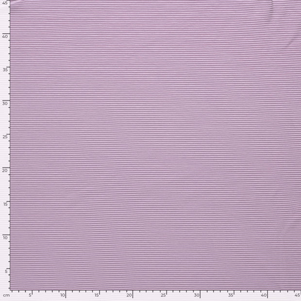 Ottoman jersey stof Effen Lila