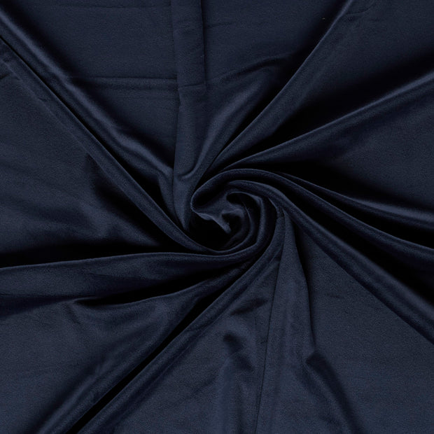 Supersoft Velvet tissu Bleu Marine 