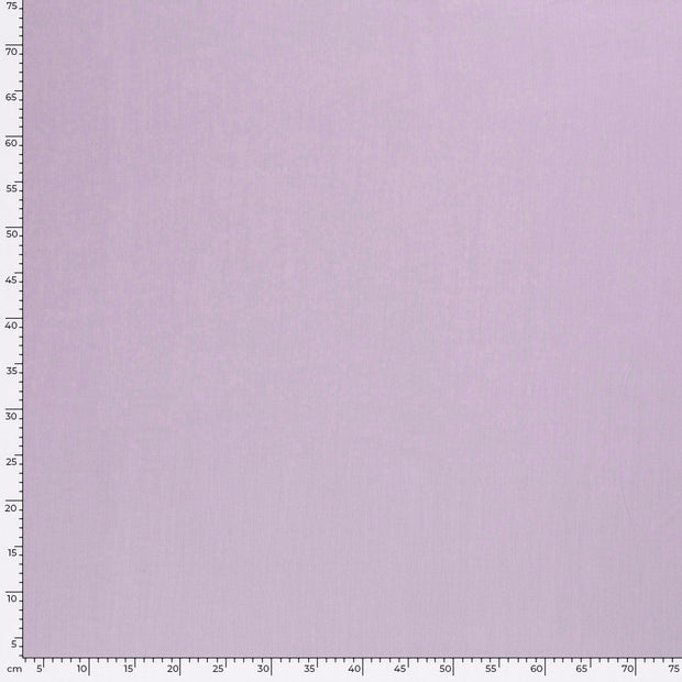 Bambou Poplin tissu Unicolore Mauve clair