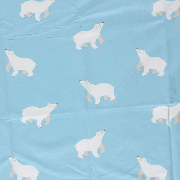French Terry fabrik Babyblau 