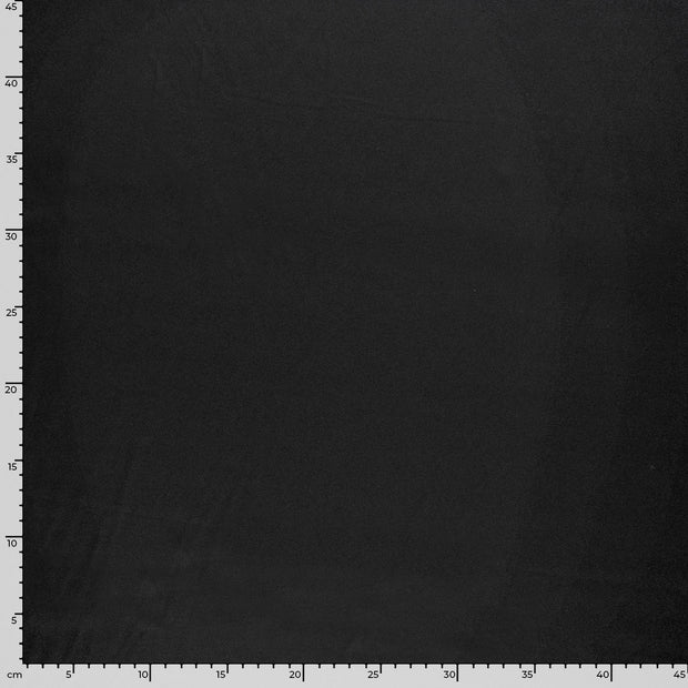 Satin fabrik Uni Schwarz