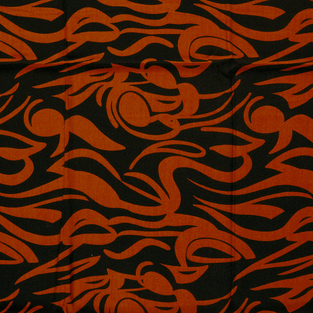 Viscosa Twill tela Ladrillo mate 