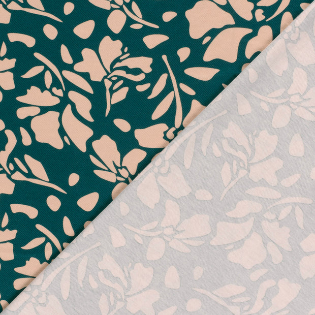 Twill fabric Flowers printed 