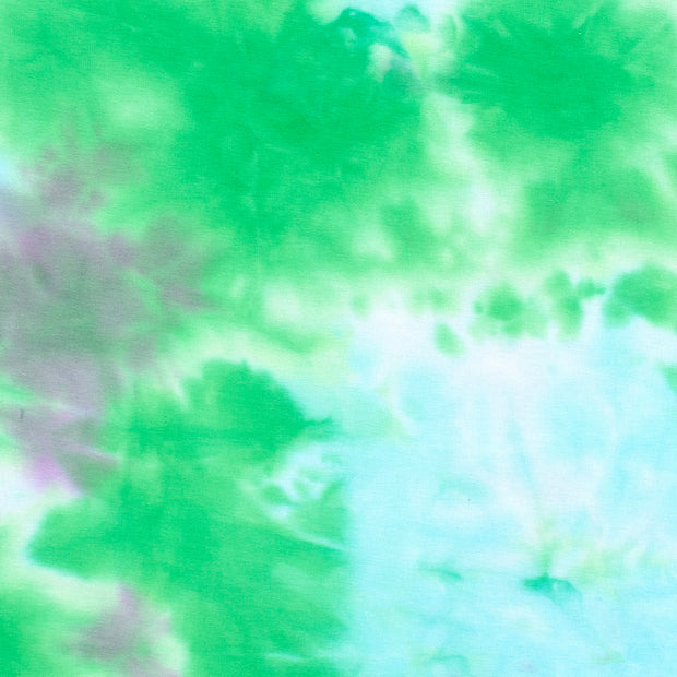 Algodón Jerséis tela Teñido Verde