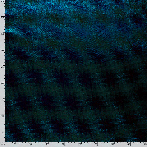 Polyester Jersey fabrik Punkte Aqua
