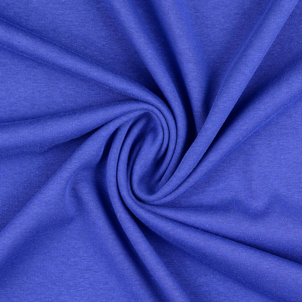 Alphen Fleece tela Cobalto cepillado 