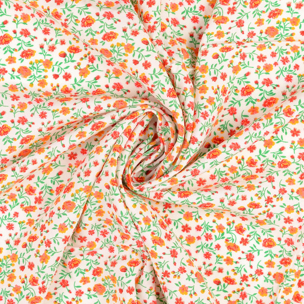 Viscose Poplin fabrik Mehrfarbig 