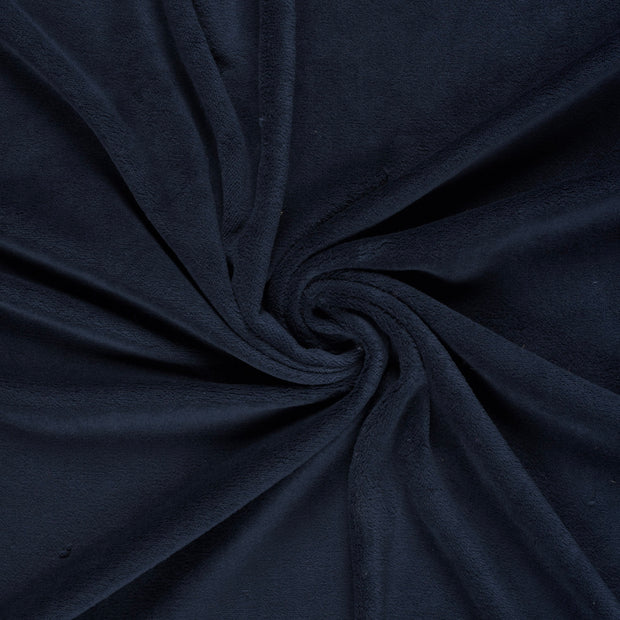 Polaire Doudou tissu Bleu Marine 