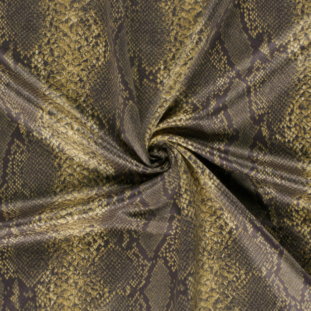 Suede Wildleder-Imitat fabrik Taupe Grau bedruckt 