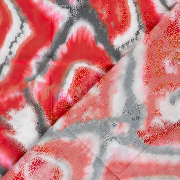Voile fabric Batik digital printed 