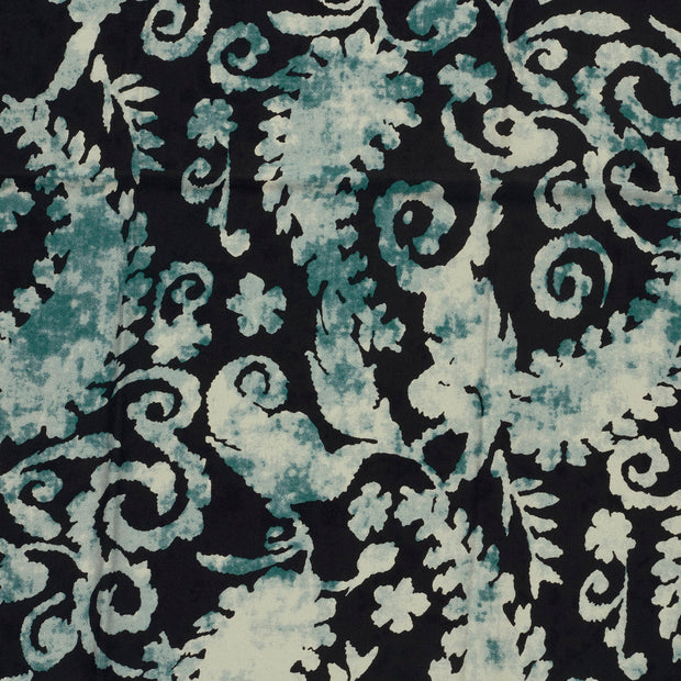 Viscose Twill fabrik Turquoise matt 