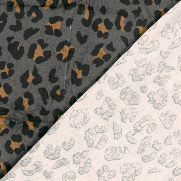 Nicky velours tela Leopardos 