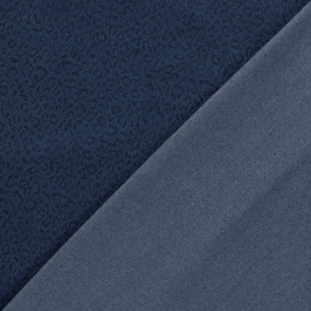 Jeans tissu léopards imprimé 