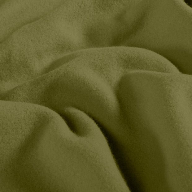 Cotton Fleece fabric Unicolour Forest Green