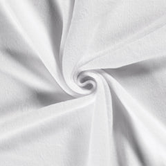 Polaire brossé Unicolore Blanc optique