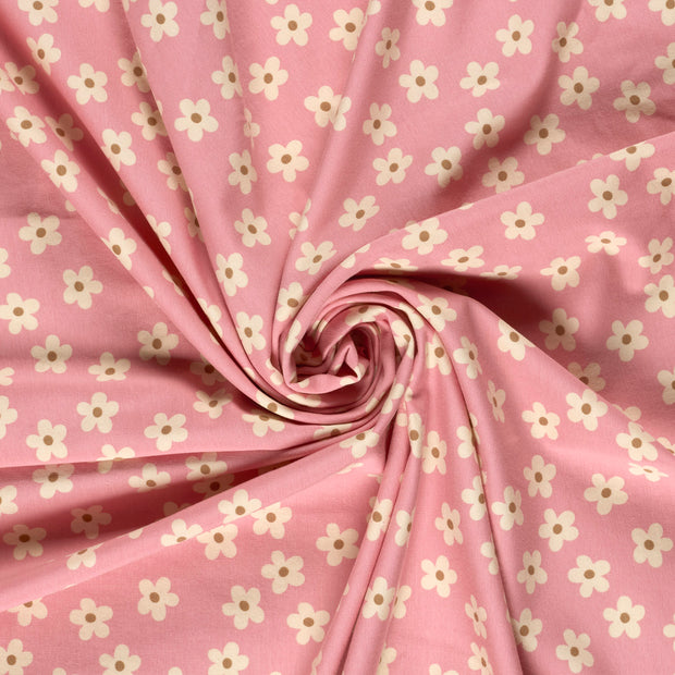  fabric Old Pink printed 