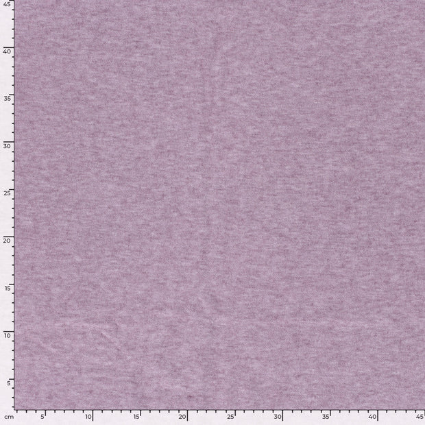 Heavy Knit fabric Melange Lila