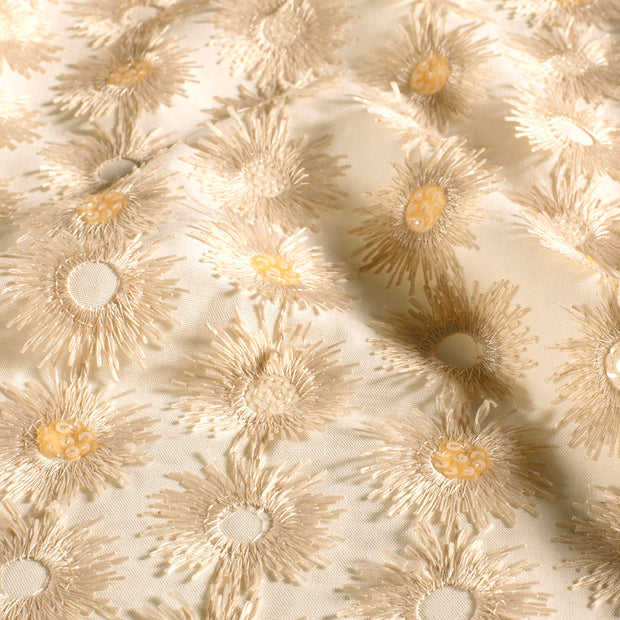  fabric Flowers Off White