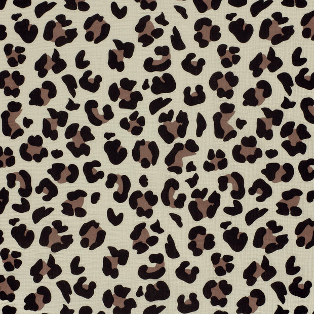Mousseline stof Beige mat 