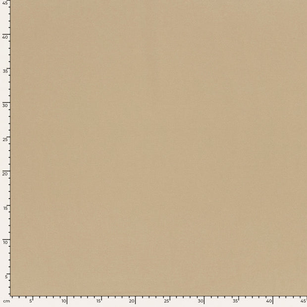 Rib Jersey fabric Unicolour Beige
