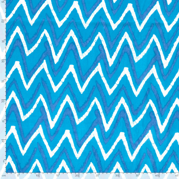 Voile fabric Abstract 
