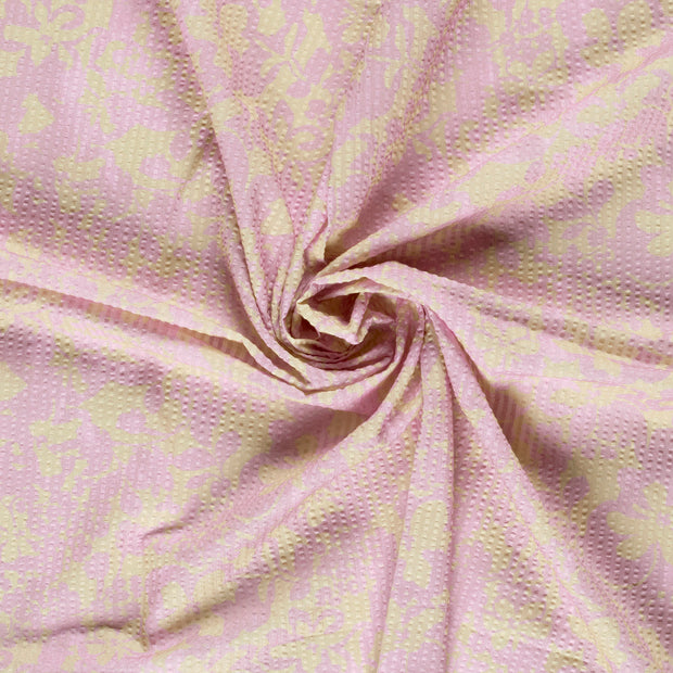  fabric Pink Seersucker 