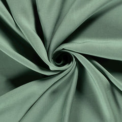 Viscose Poplin Effen Donker mint