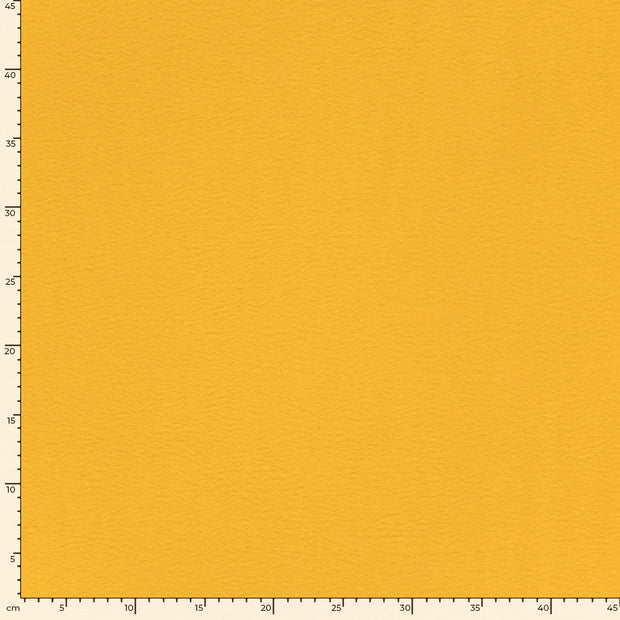 Polaire tissu Unicolore Ocre